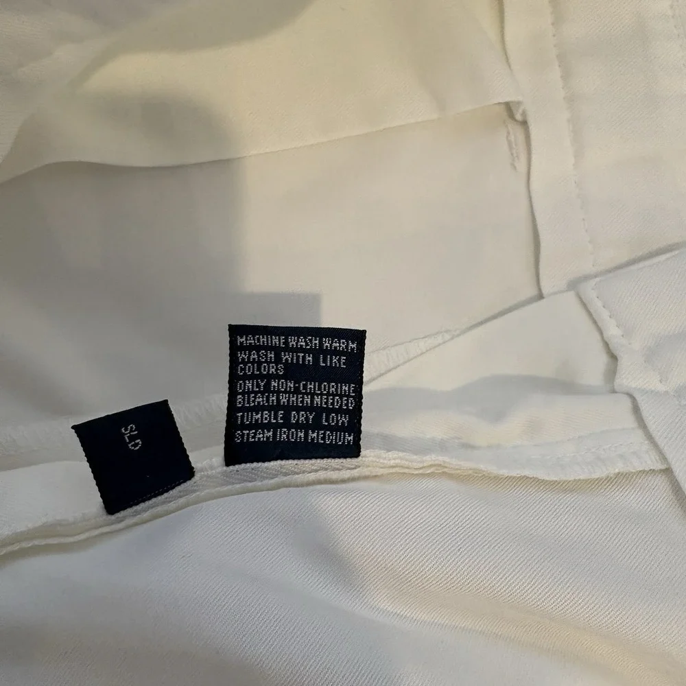 Polo‎ Ralph Lauren Mens Chino Pants Size 36 X 30 White Golf Resort Nautical